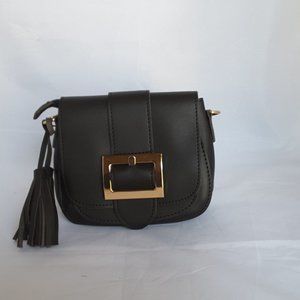 FAUX LEATHER CROSSBODY PURSE